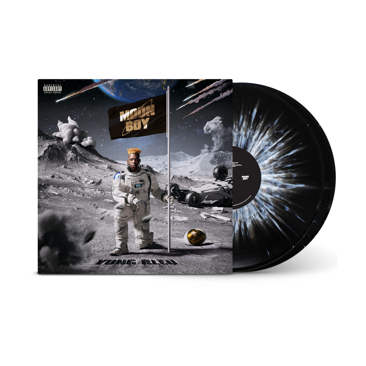 Yung Bleu - Moon Boy - Space & Stars Splatter Vinyl 2xLP
