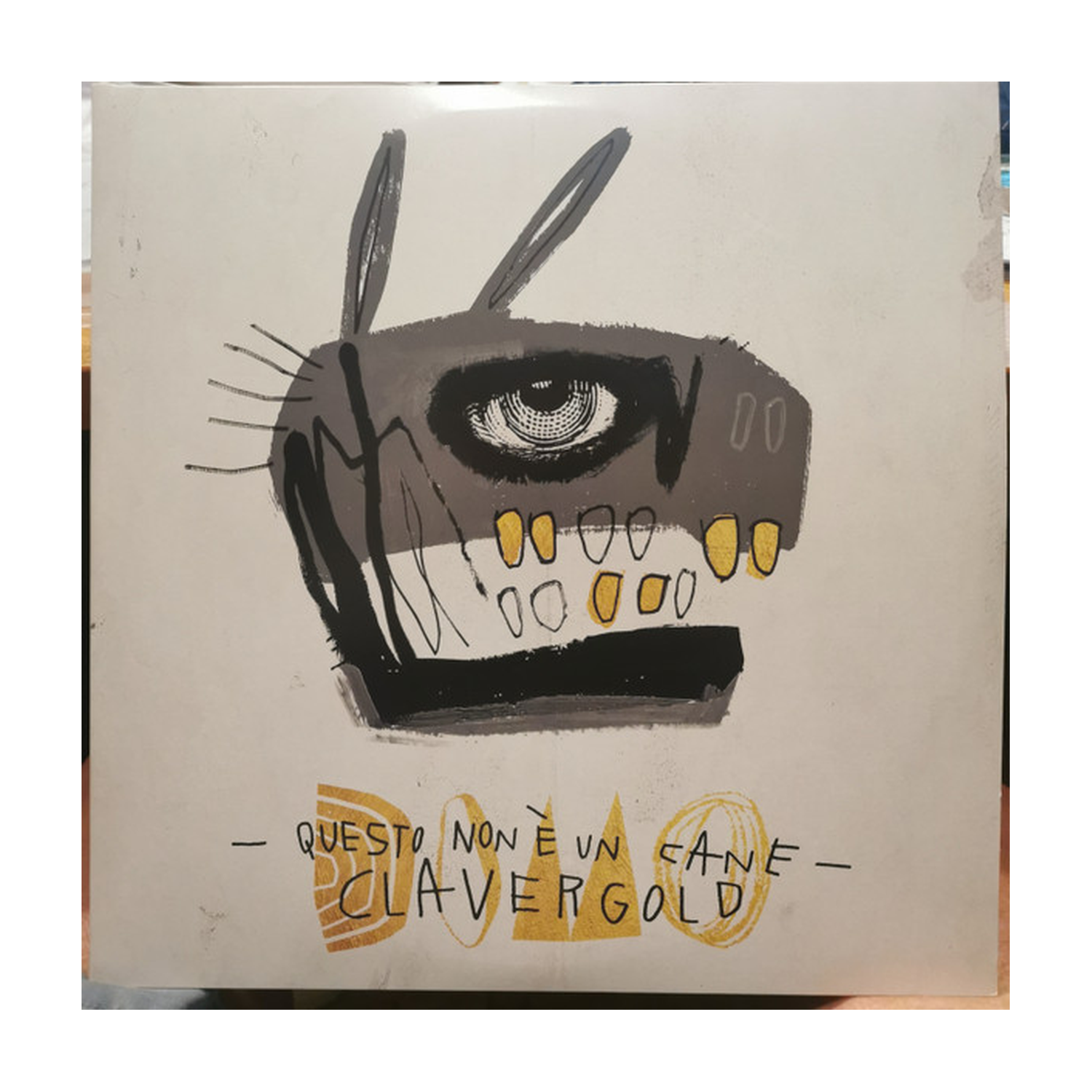 Claver Gold - Questo Non E' Un Cane / Domo - Limited Grey Colored Vinyl with Autographed Poster 2xLP (Gray Vinyl)