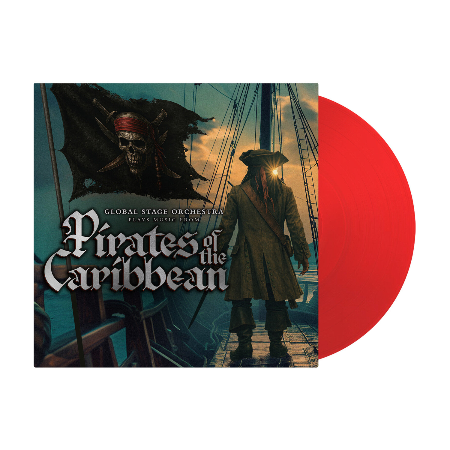 Global Stage Orchestra - (Plays Music From) The Pirates Of The Caribbean - Ltd 180gm Transparent Red Vinyl (Clear Vinyl)