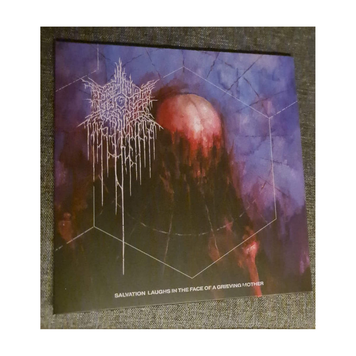 Psycho-Frame - Salvation Laughs In The Face Of A Grieving Mother - Red & Black Marble Colored Vinyl (Red Vinyl)
