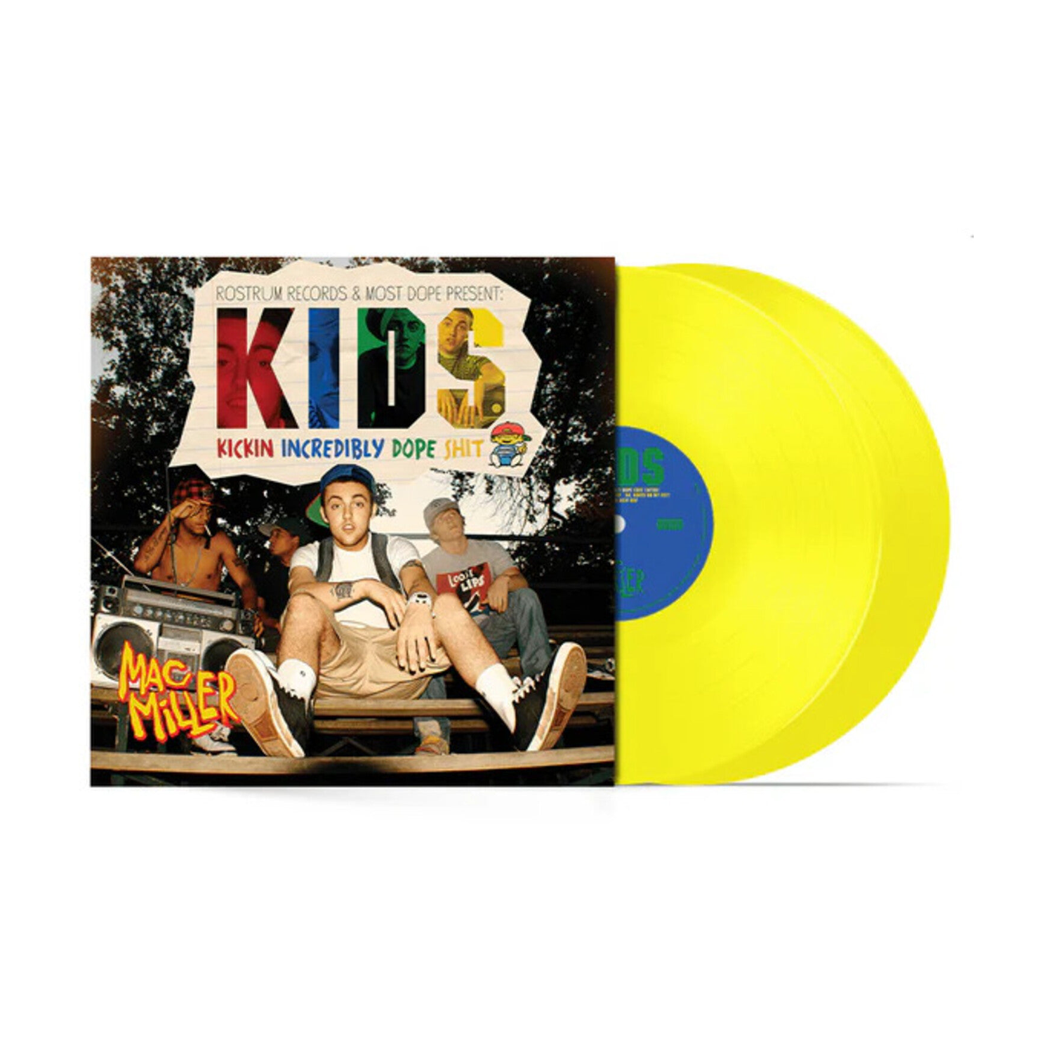 Mac Miller - K.I.D.S. - Translucent Yellow 2xLP (Yellow Vinyl)