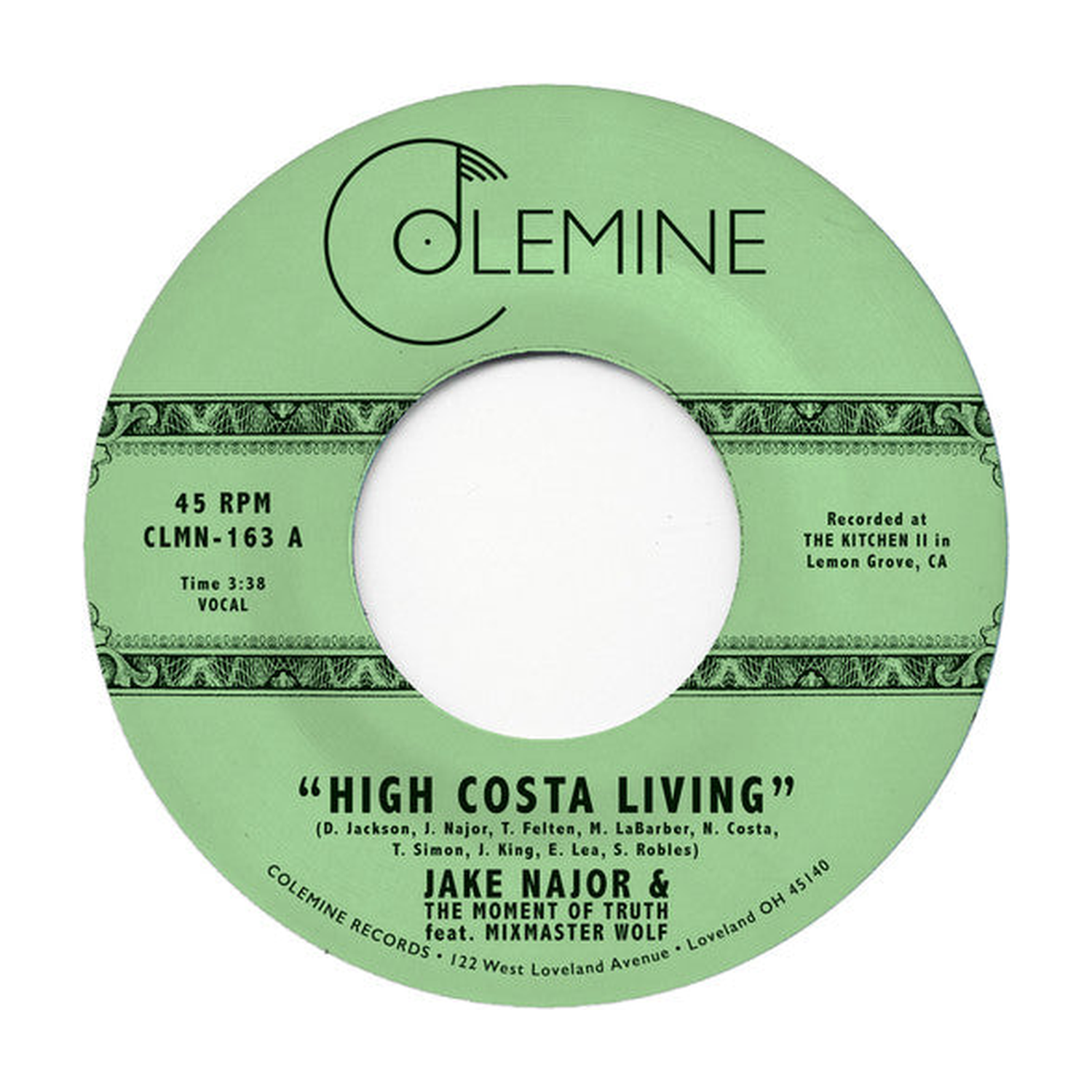 Jake Najor Feat. Mixmaster Wolf - High Costa Living / Grab A Soda