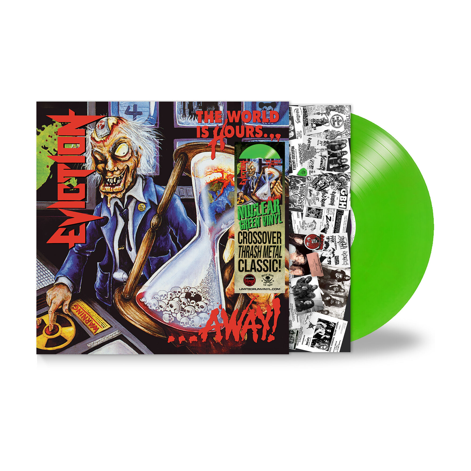 Eviction - The World Is Hours Away (Green Vinyl)
