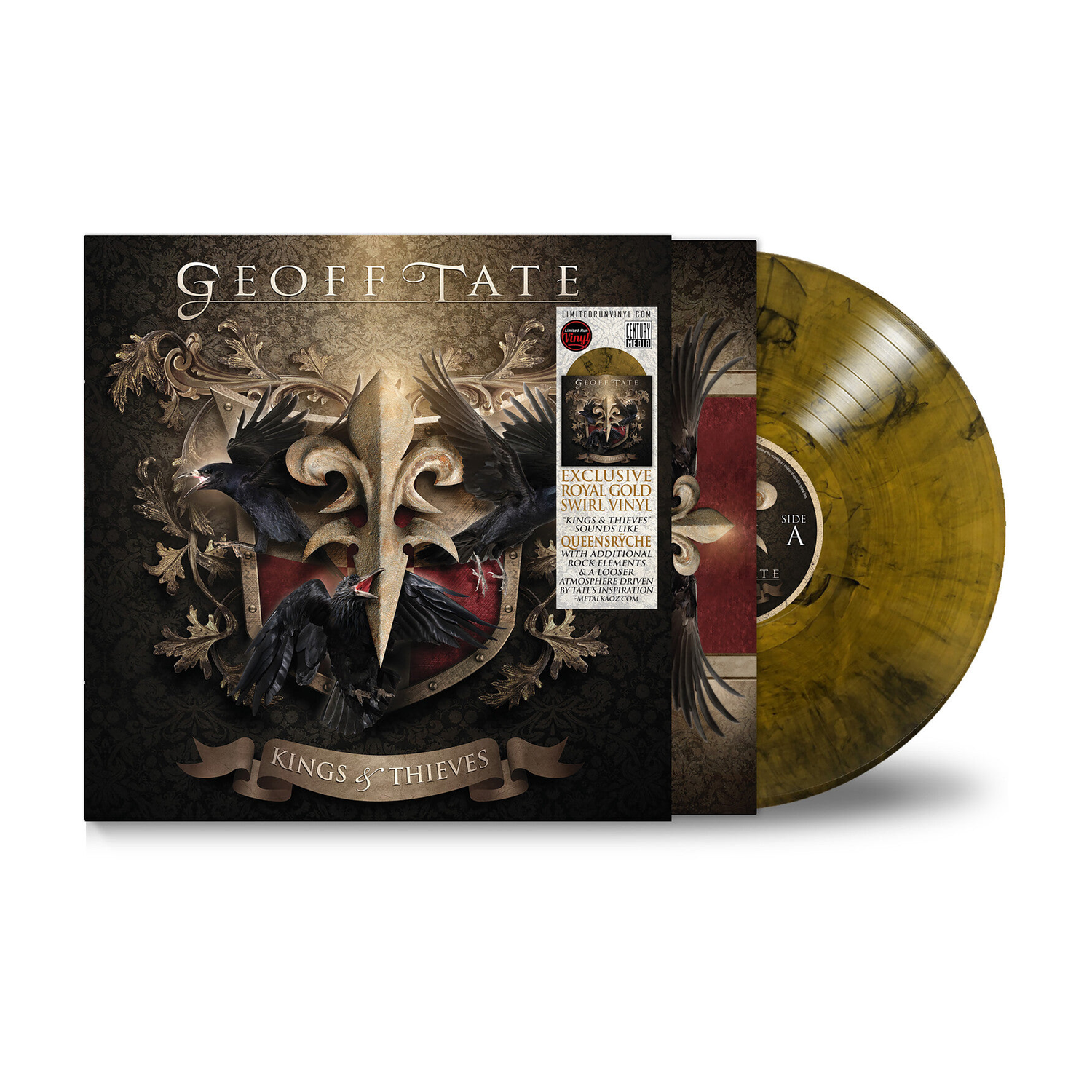 Geoff Tate - King's & Thieves - Royal Gold Swirl (Gold Vinyl)
