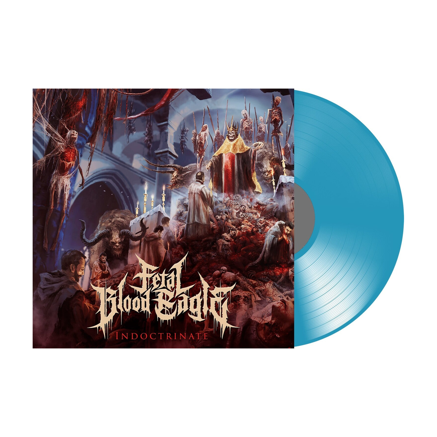 Fetal Blood Eagle - Indoctrinate (Transparent Blue) (Blue Vinyl)