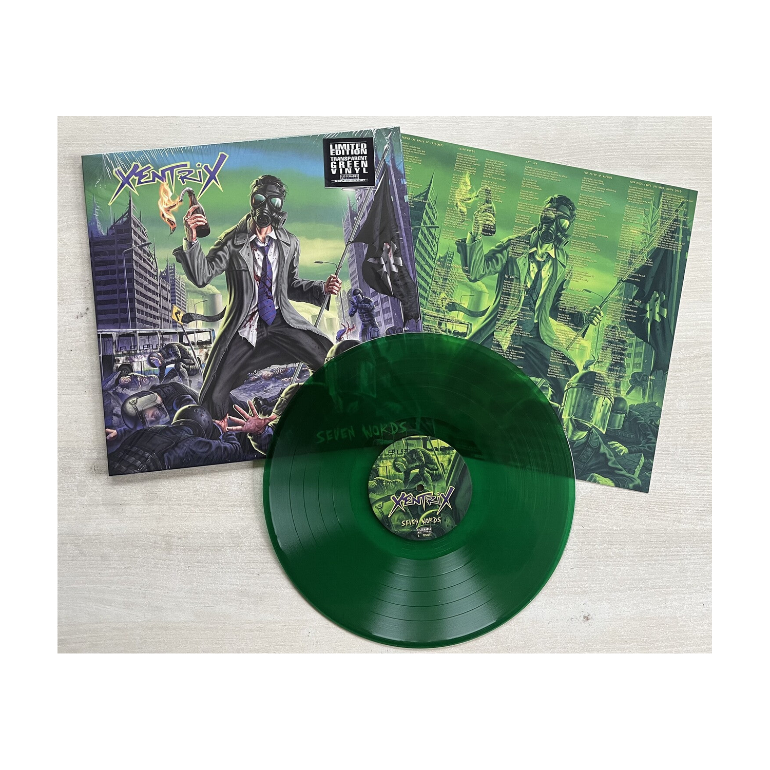 Xentrix - Seven Words - Transparent Green (Green Vinyl)