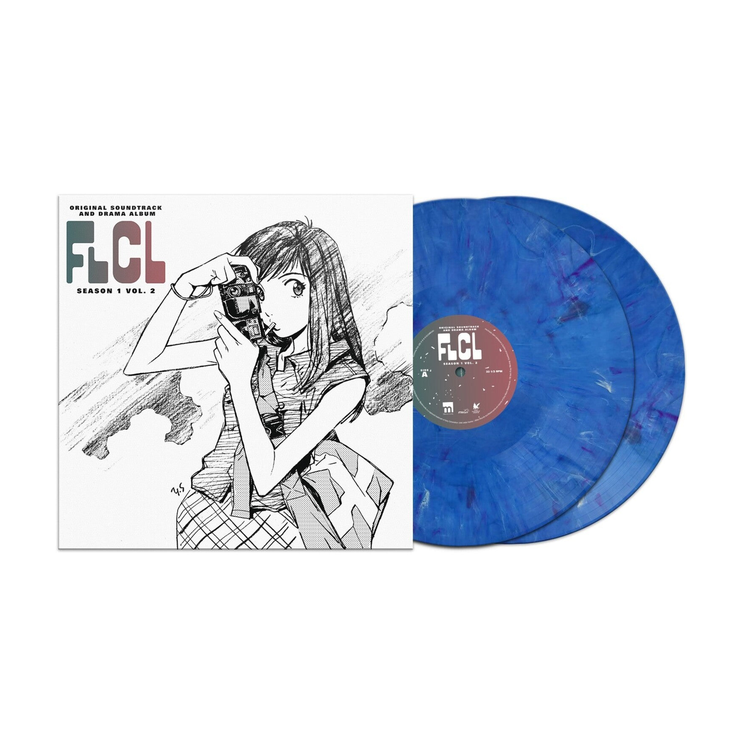 Pillows - FLCL Season 1 Vol. 2 - (Original Soundtrack) (Drama Album) 2xLP (Blue Vinyl)