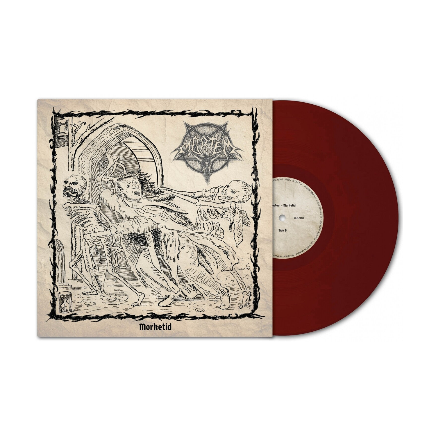 Mortem - Morketid - 140gm Oxblood Vinyl (Red Vinyl)