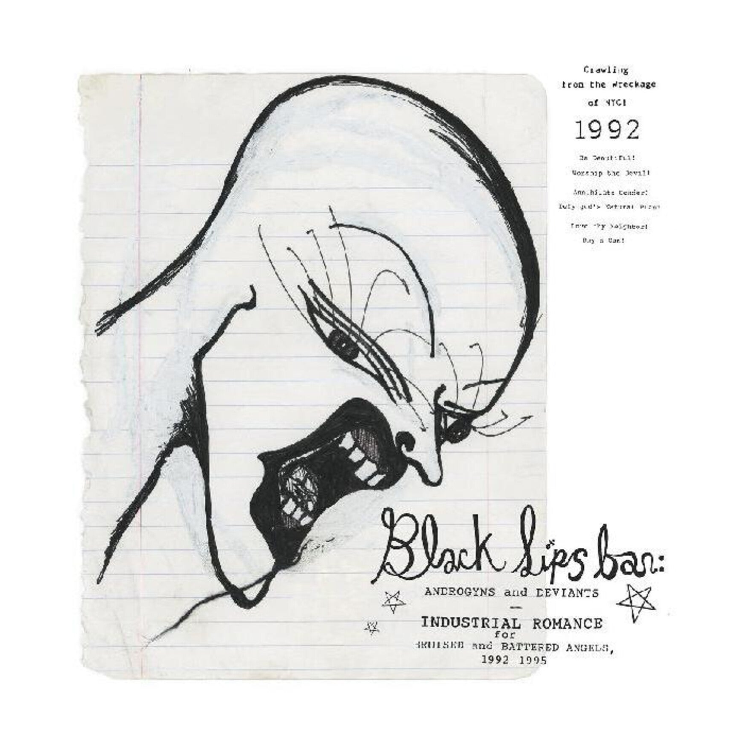 Various Artists - Blacklips Bar: Androgyns And Deviants - Industrial Romance for Bruised and Battered Angels, 1992-1995 2xLP