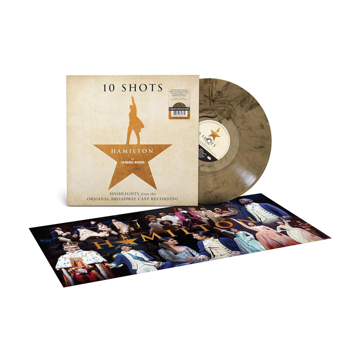 Miranda / Odom / Soo / Diggs / Jackson - Hamilton: 10 Shots (Highlights From the Original Broadway Cast Recording) (Tan Vinyl)