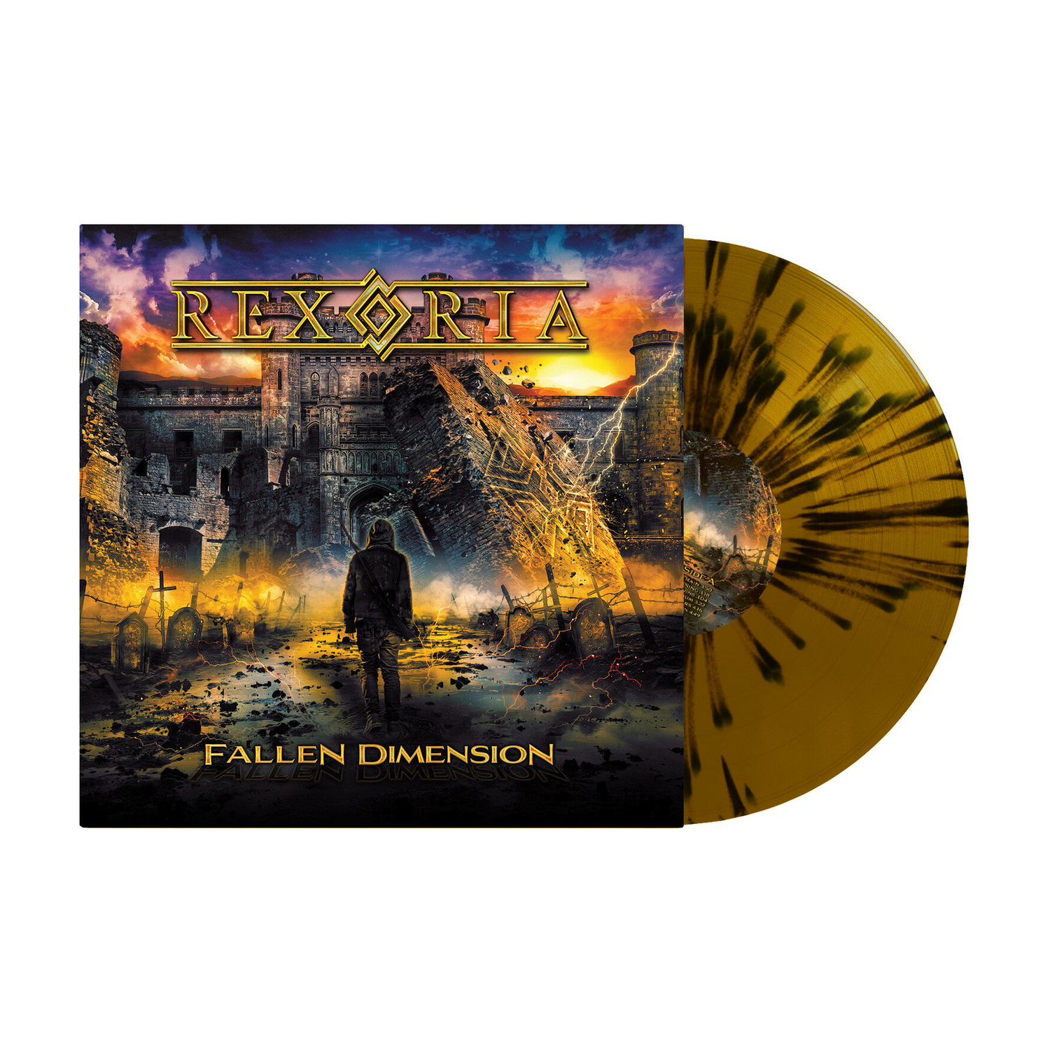 Rexoria - Fallen Dimension - Gold/Black (Splatter Vinyl)