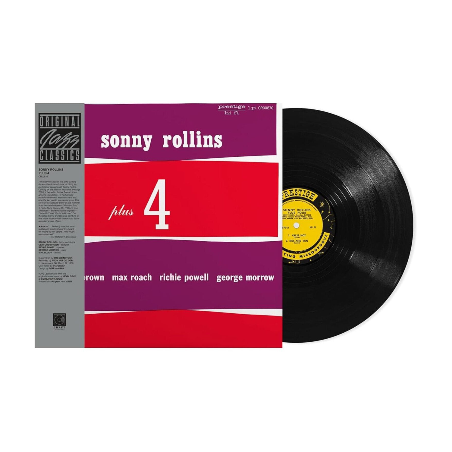 Sonny Rollins - Plus 4 (Original Jazz Classics Series)