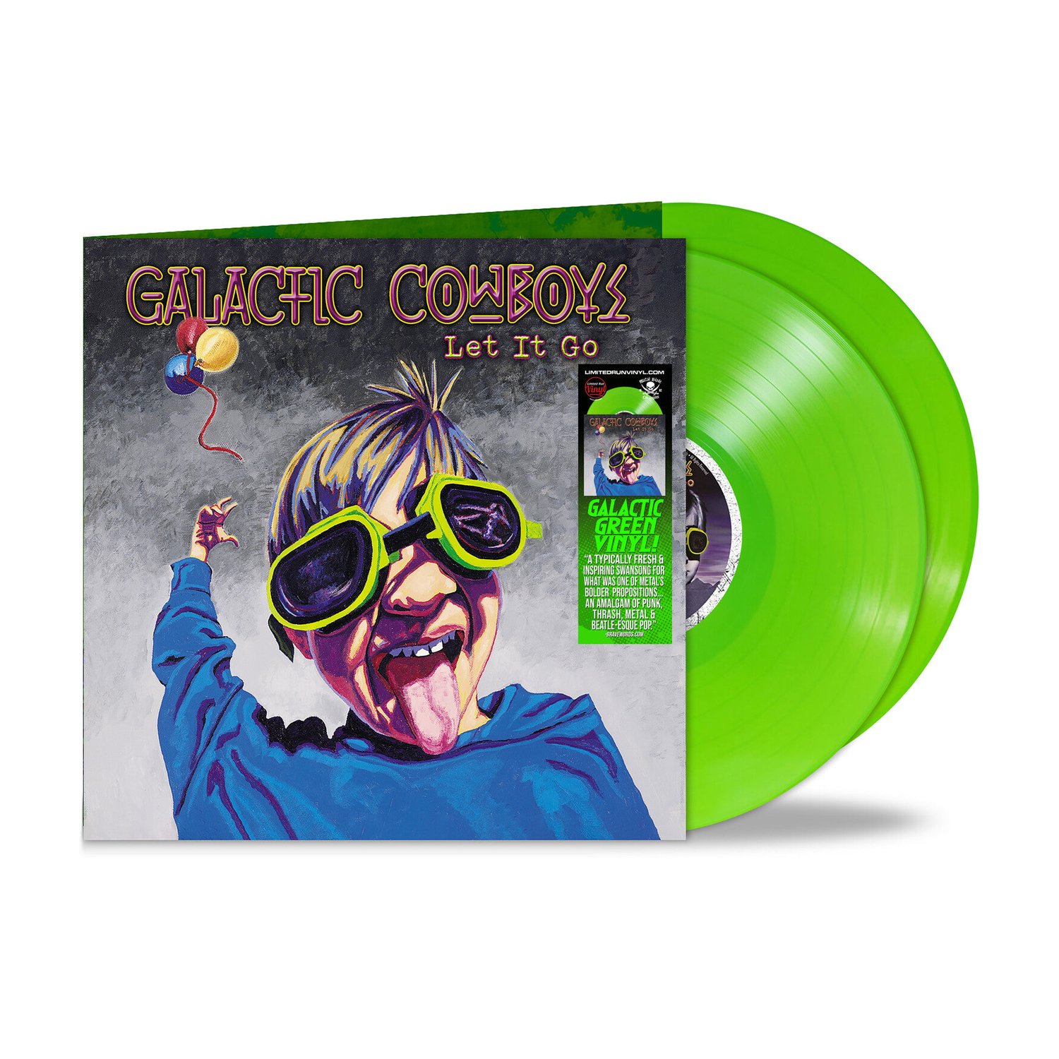 Galactic Cowboys - Let It Go - Galactic Green 2xLP (Green Vinyl)