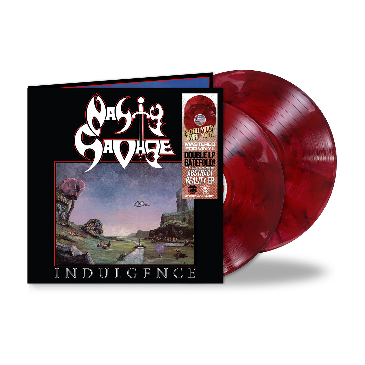Nasty Savage - Indulgence / Abstract Reality 2xLP (Red Vinyl)