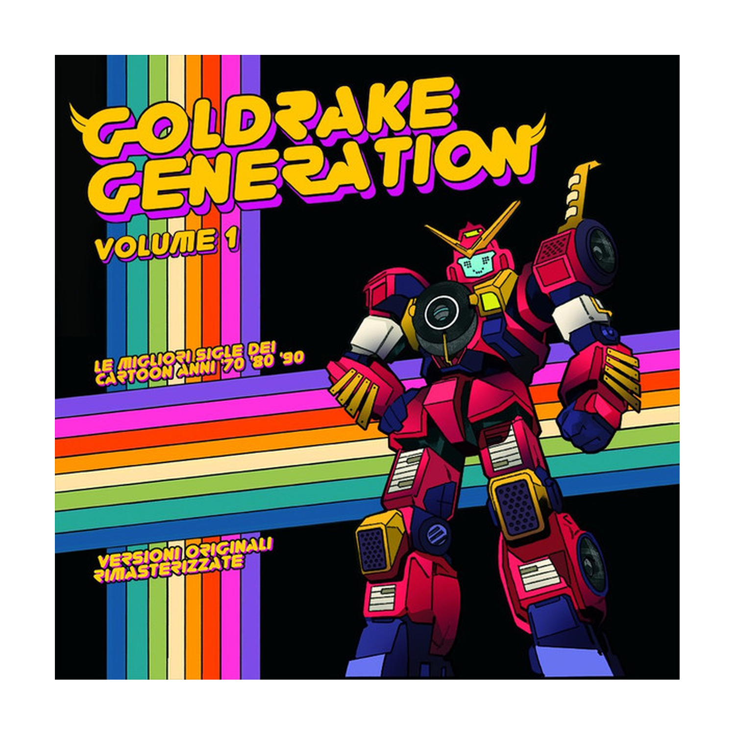 Goldrake Generation Volume 1 - O.S.T. - Goldrake Generation Volume 1 (Original Soundtrack) - Crystal White Colored Vinyl (White Vinyl)