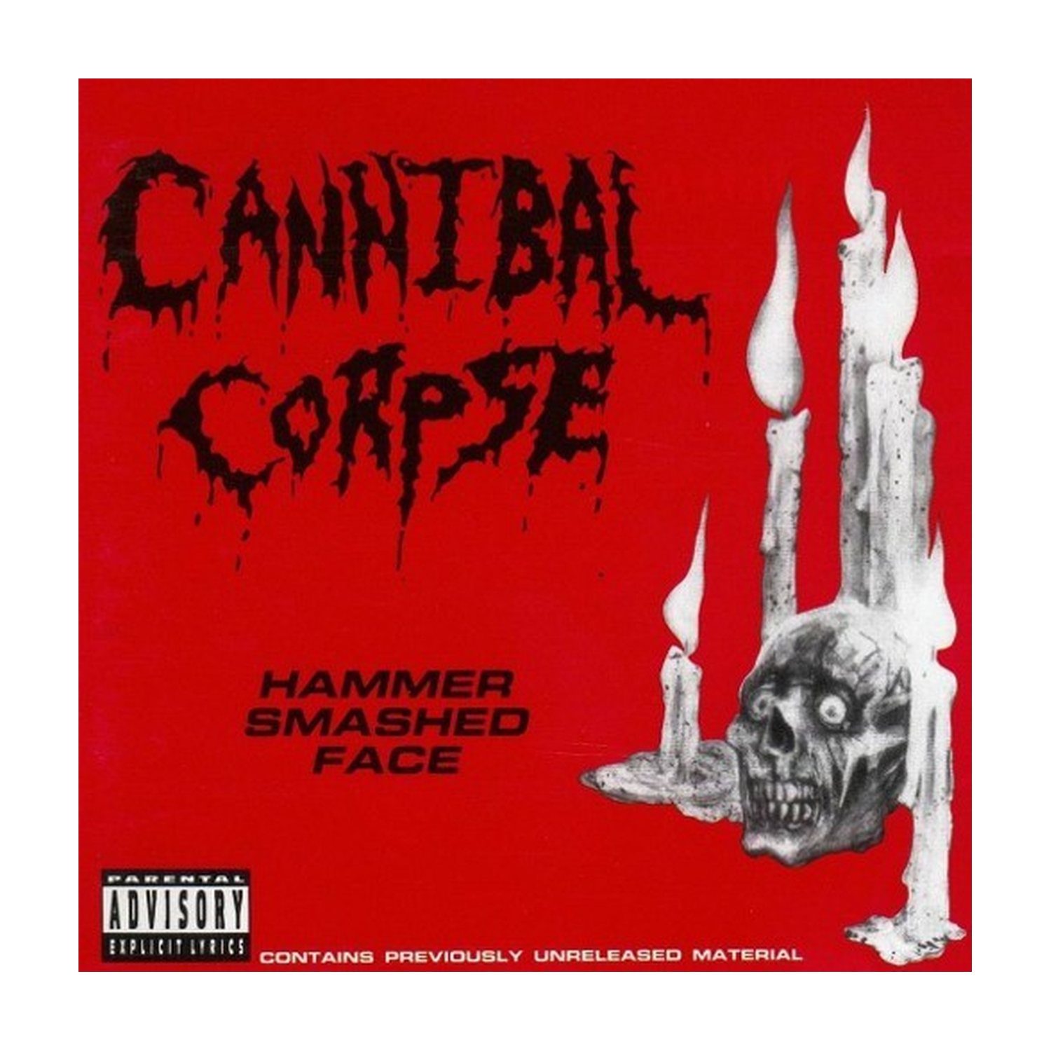 Cannibal Corpse - Hammer Smashed Face - Clear & Red Splatter Vinyl (Clear Vinyl)