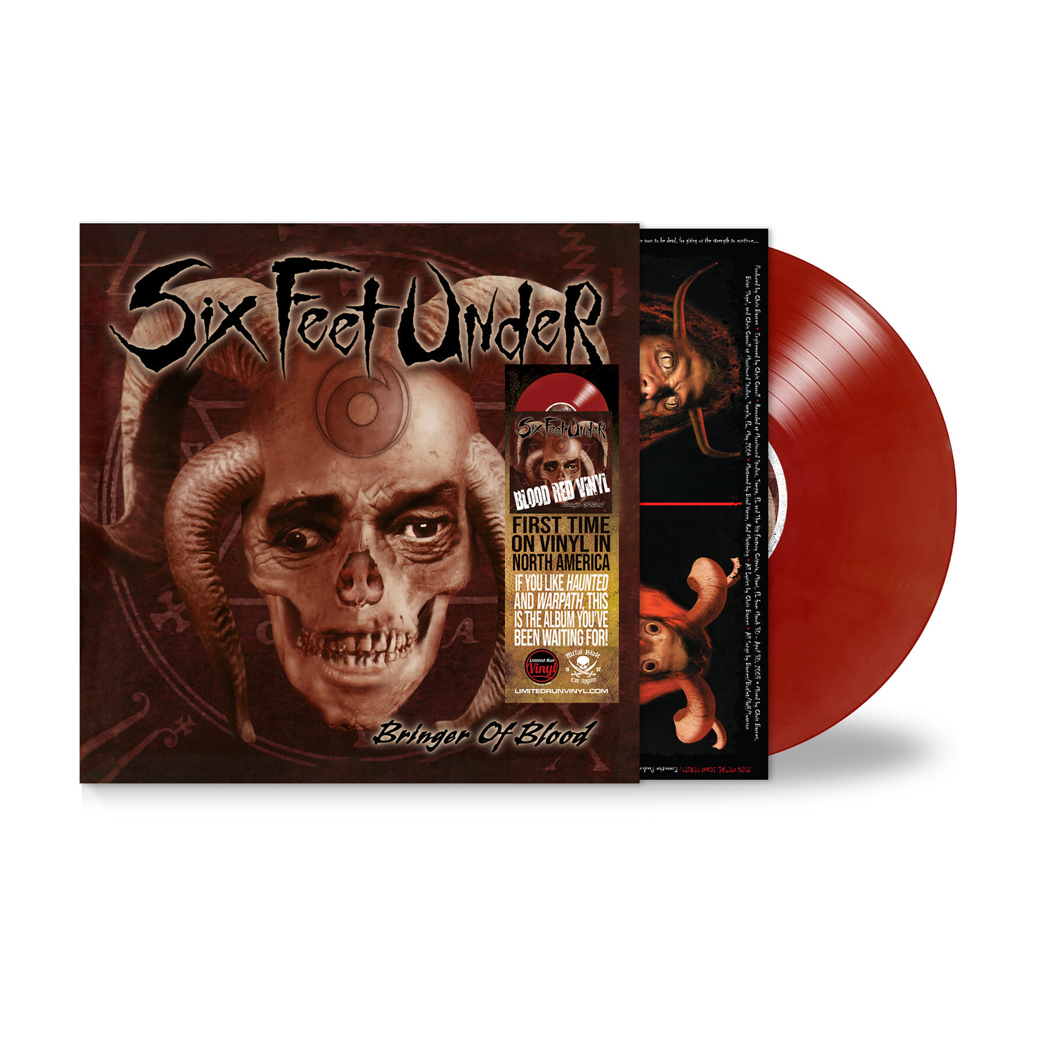 Six Feet Under - Bringer of Blood -Blood Red (Red Vinyl)
