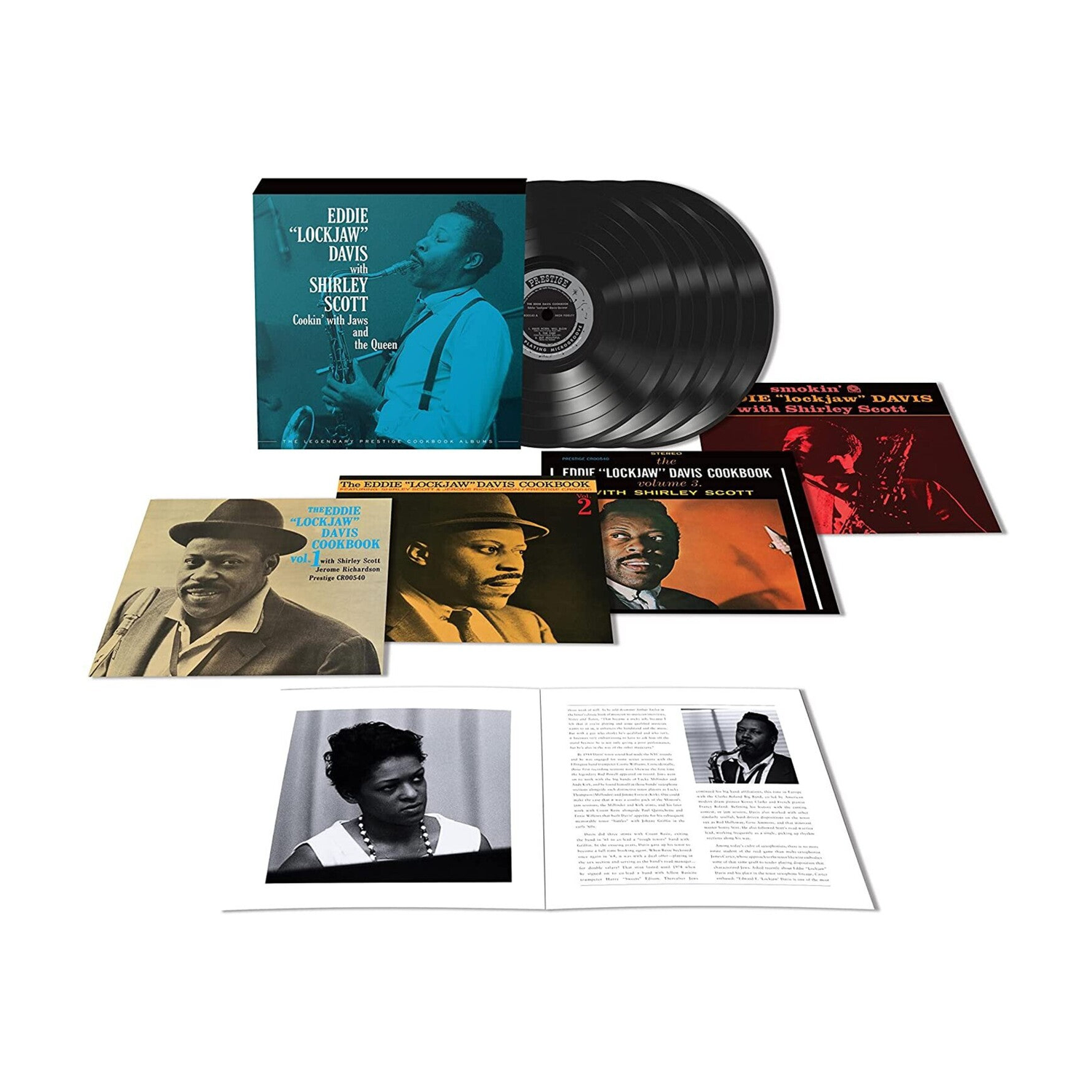 Eddie Lockjaw Davis - Cookin' With Jaws And The Queen: The Legendary Prestige Cookbook Album 4xLP