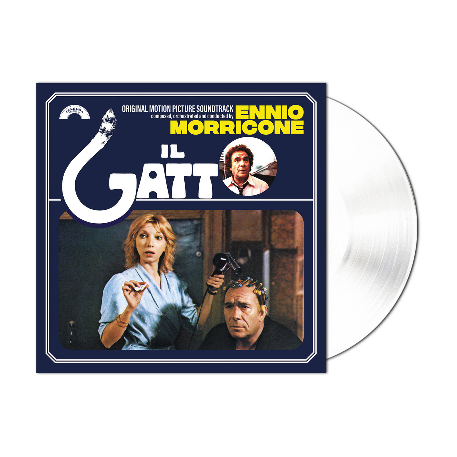 Ennio Morricone - Il Gatto (Original Soundtrack) - Limited 140 (White Vinyl)