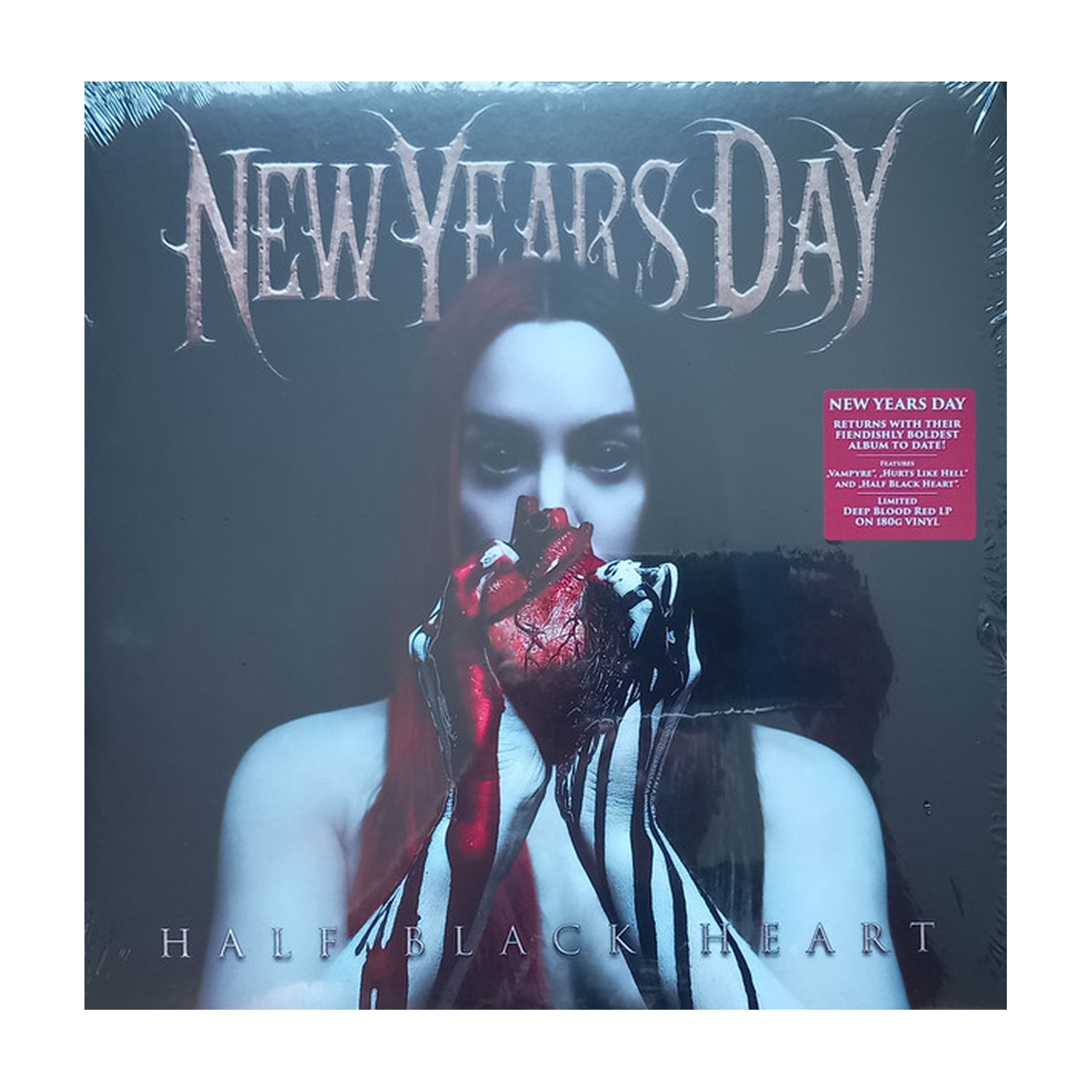 New Years Day - Half Black Heart - Ltd. Deep Blood Red LP (Red Vinyl)