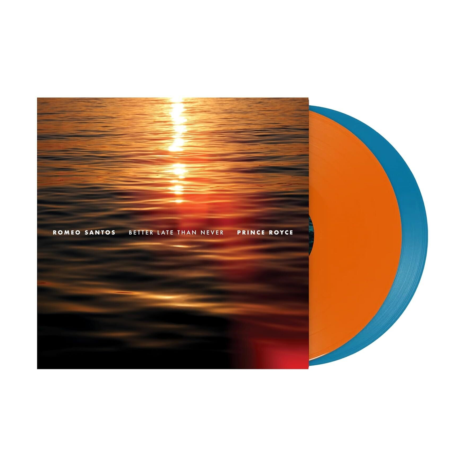 Romeo Santos & Prince Royce - Better Late Than Never (Orange & AQUA) (Aqua Vinyl)