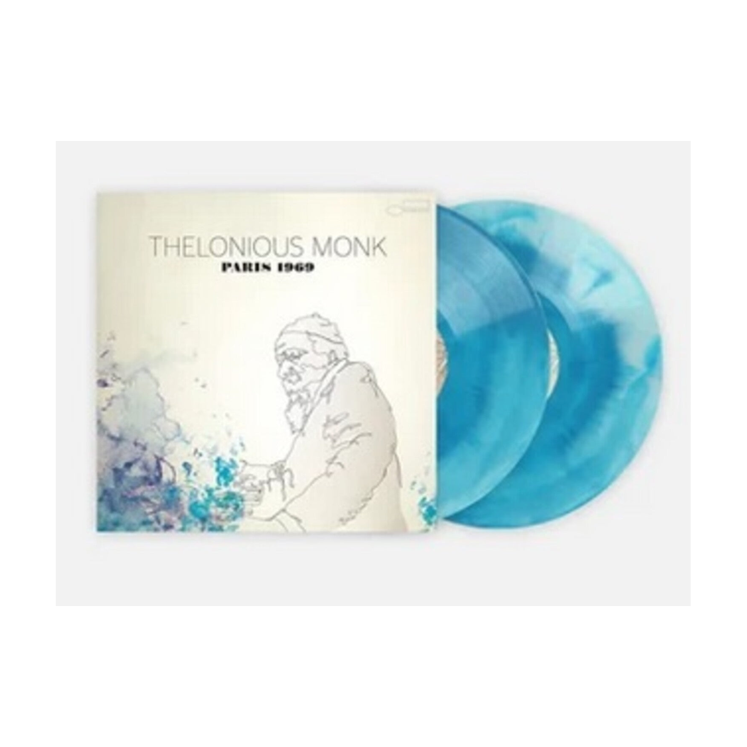 Thelonious Monk - Paris 1969 - 180-Gram Light Blue Galaxy Colored Vinyl 2xLP (Blue Vinyl)