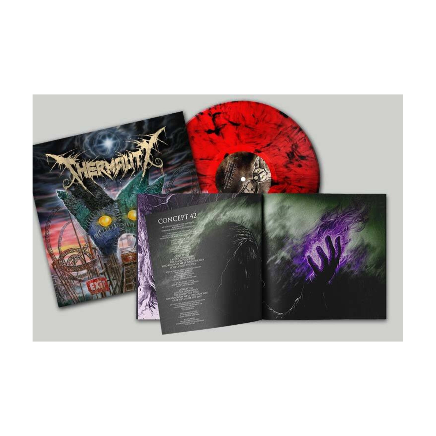 Thermality - Concept 42 - Red/black Marble (Red Vinyl)