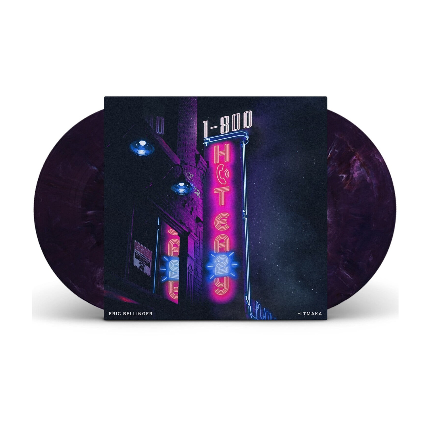 Eric Bellinger - 1-800-Hit-Eazy: Line 1 & 2 - Dark Purple Marble 2xLP (Purple Vinyl)