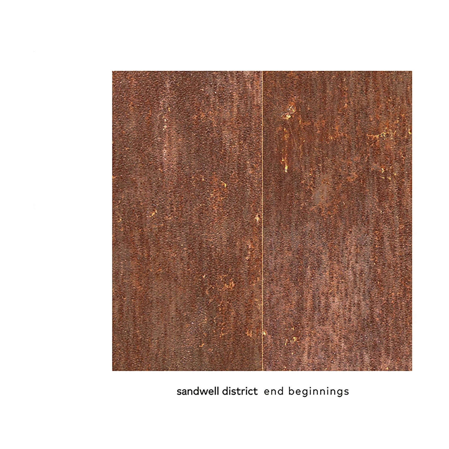 Sandwell District - End Beginnings - Transparent Blue 2xLP (Blue Vinyl)