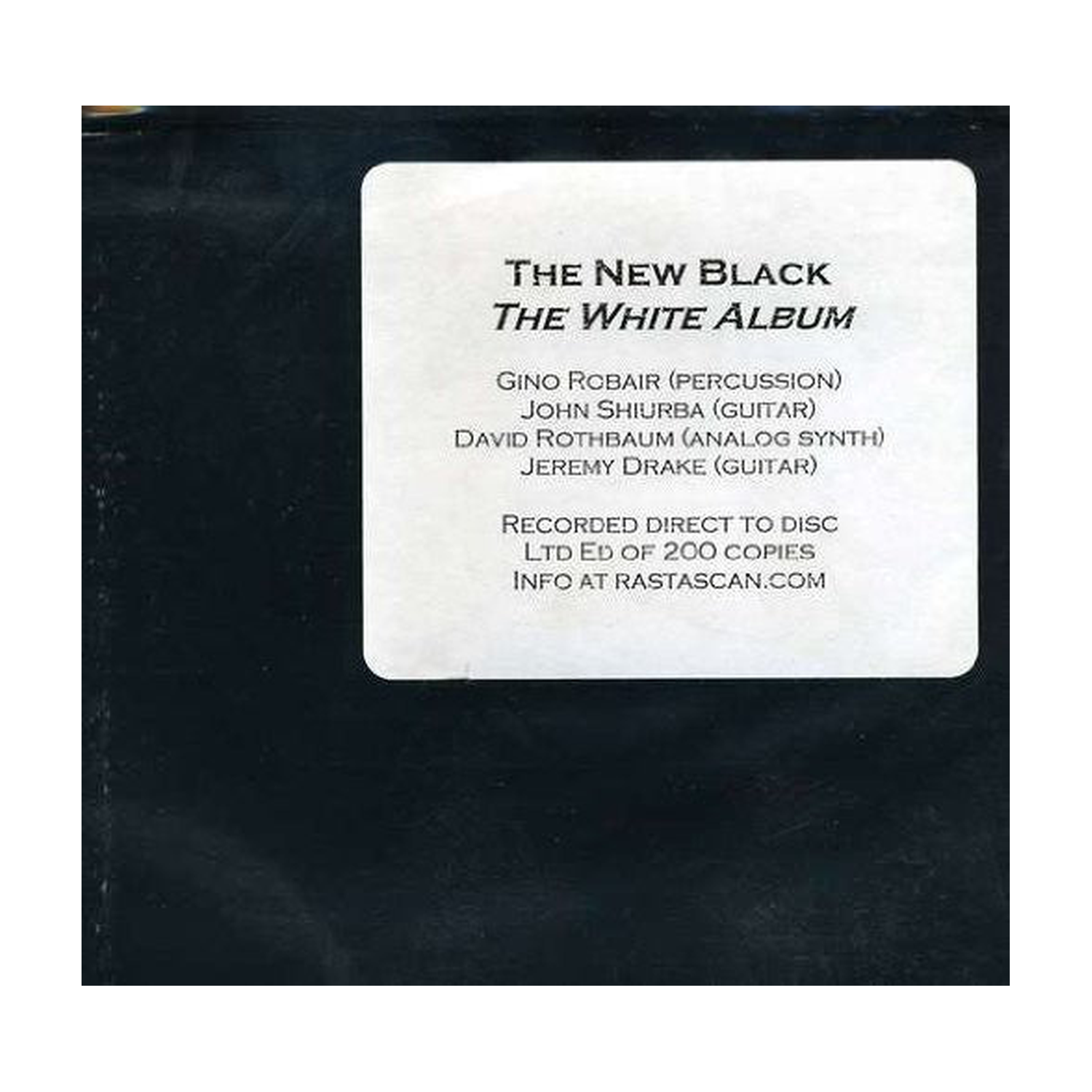 New Black - The White Album 2xLP