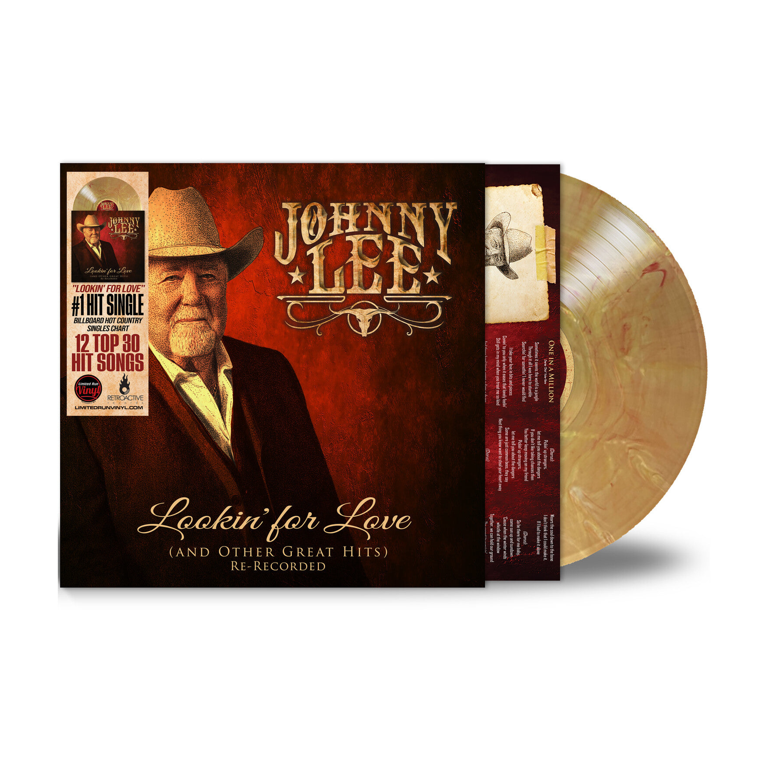 Johnny Lee - Lookin' For Love & Other Great Hits - Re-Recorded (Gold Vinyl)