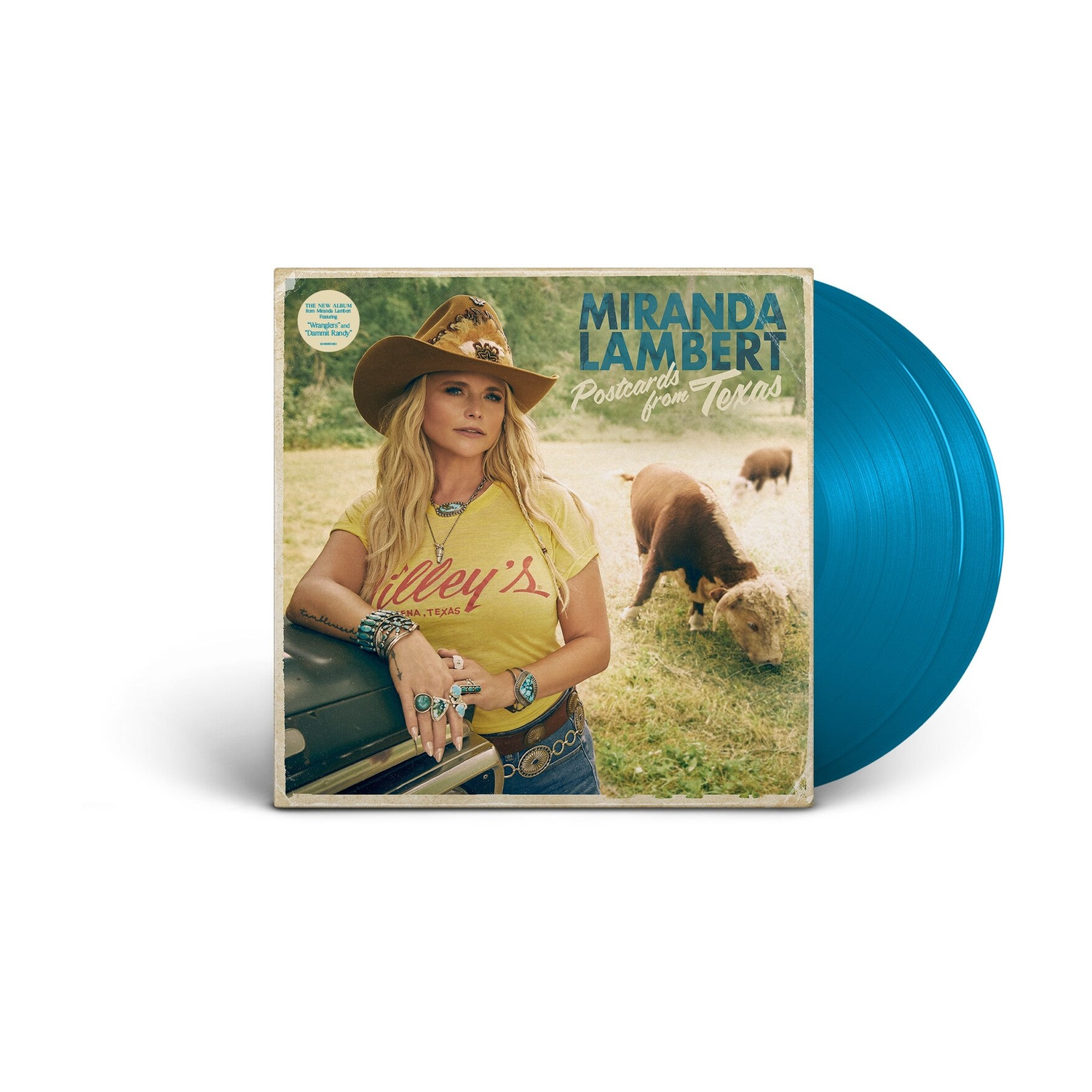 Miranda Lambert - Postcards From Texas 2xLP (Blue Vinyl)