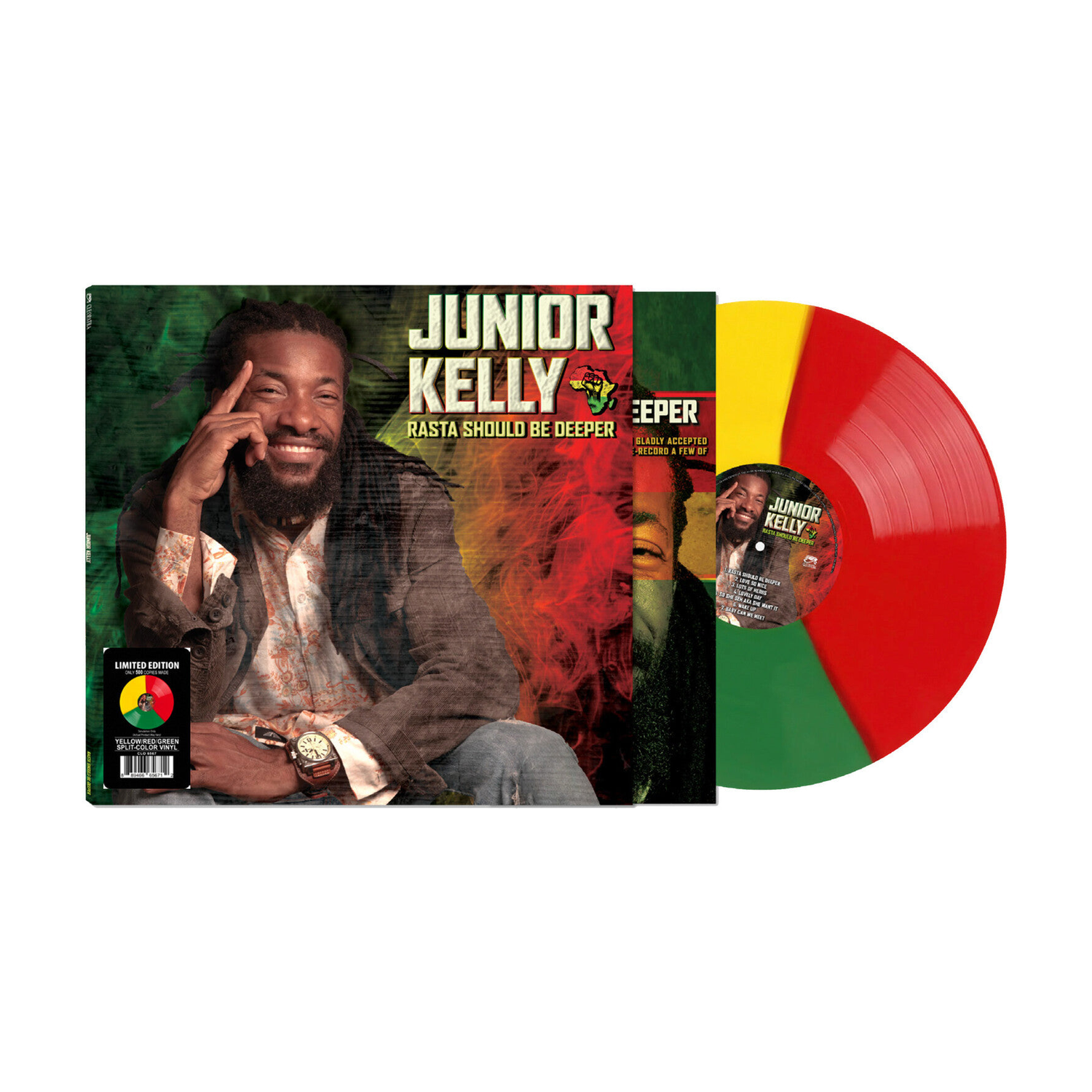 Junior Kelly - Rasta Should Be Deeper (Red Vinyl)