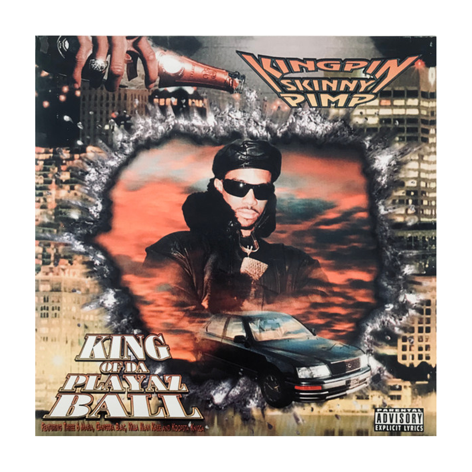 Kingpin Skinny Pimp - King Of Da Playaz Ball (Orange Vinyl)