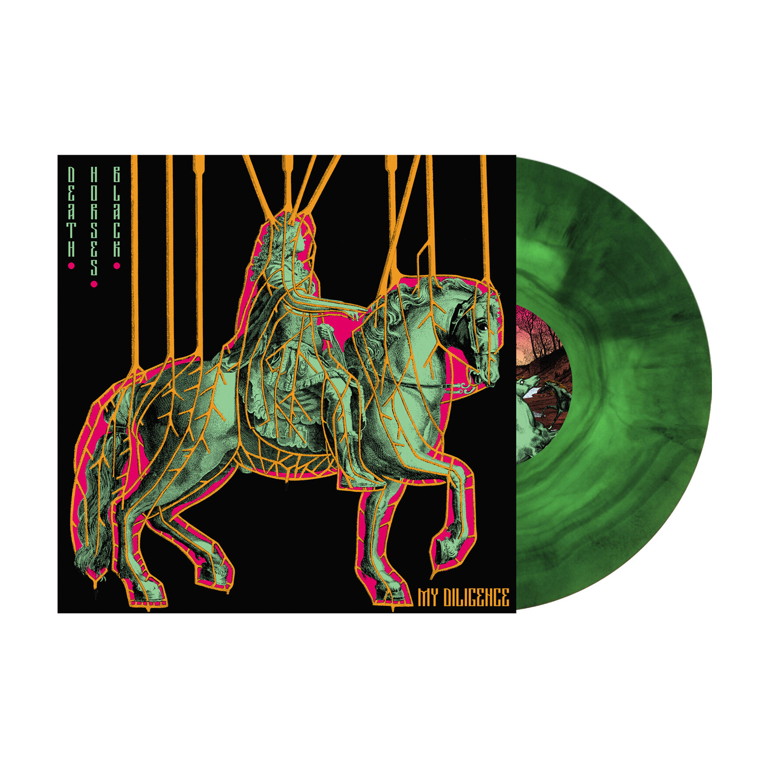 My Diligence - Death.Horses.Black. (Green Vinyl)
