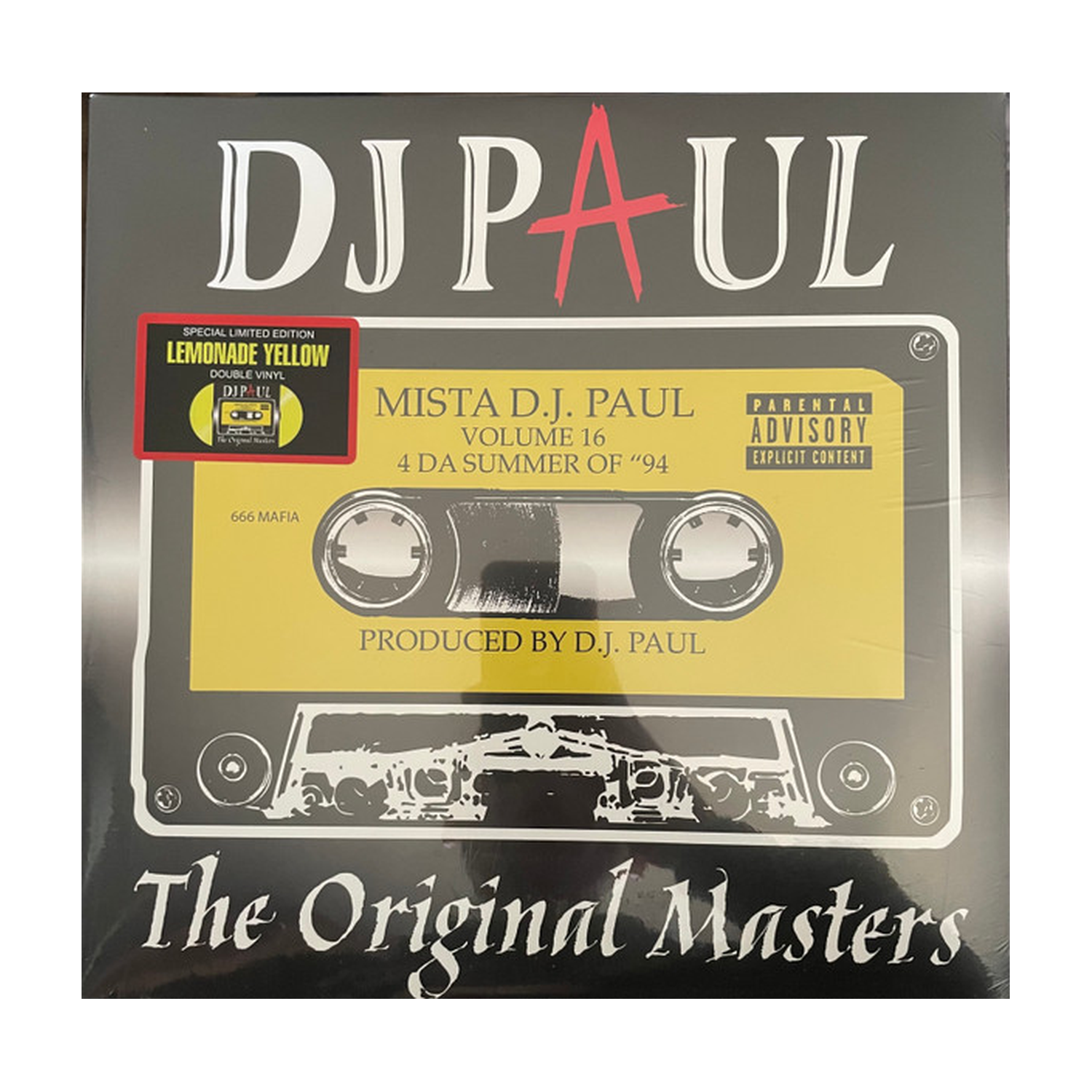 DJ Paul - The Original Masters, Vol. 16 (Yellow Vinyl)