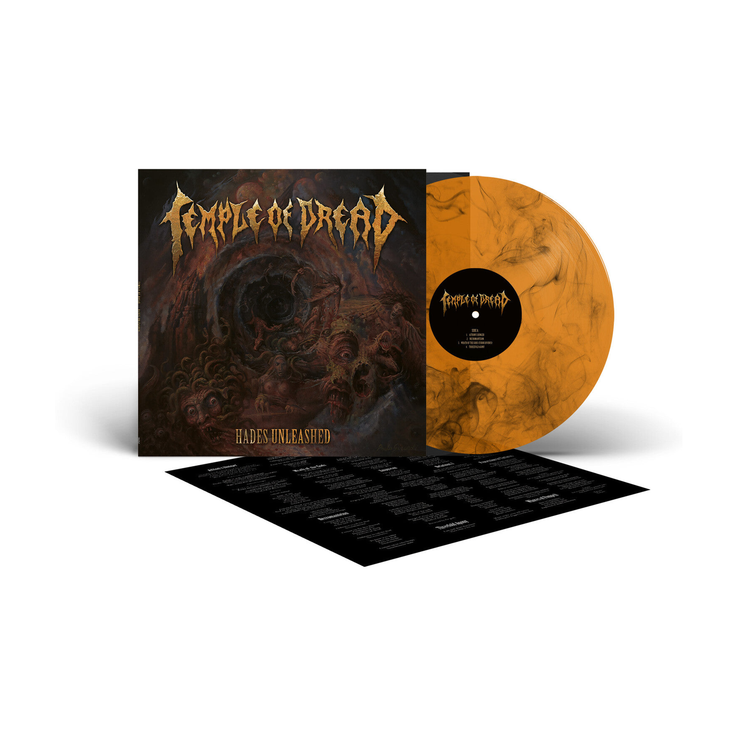 Temple of Dread - Hades Unleashed (Orange Vinyl)