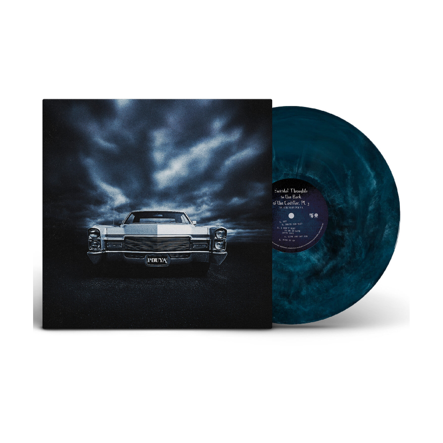 Pouya - Suicidal Thoughts in the Back of the Cadillac, Pt. 3 (Blue Vinyl)