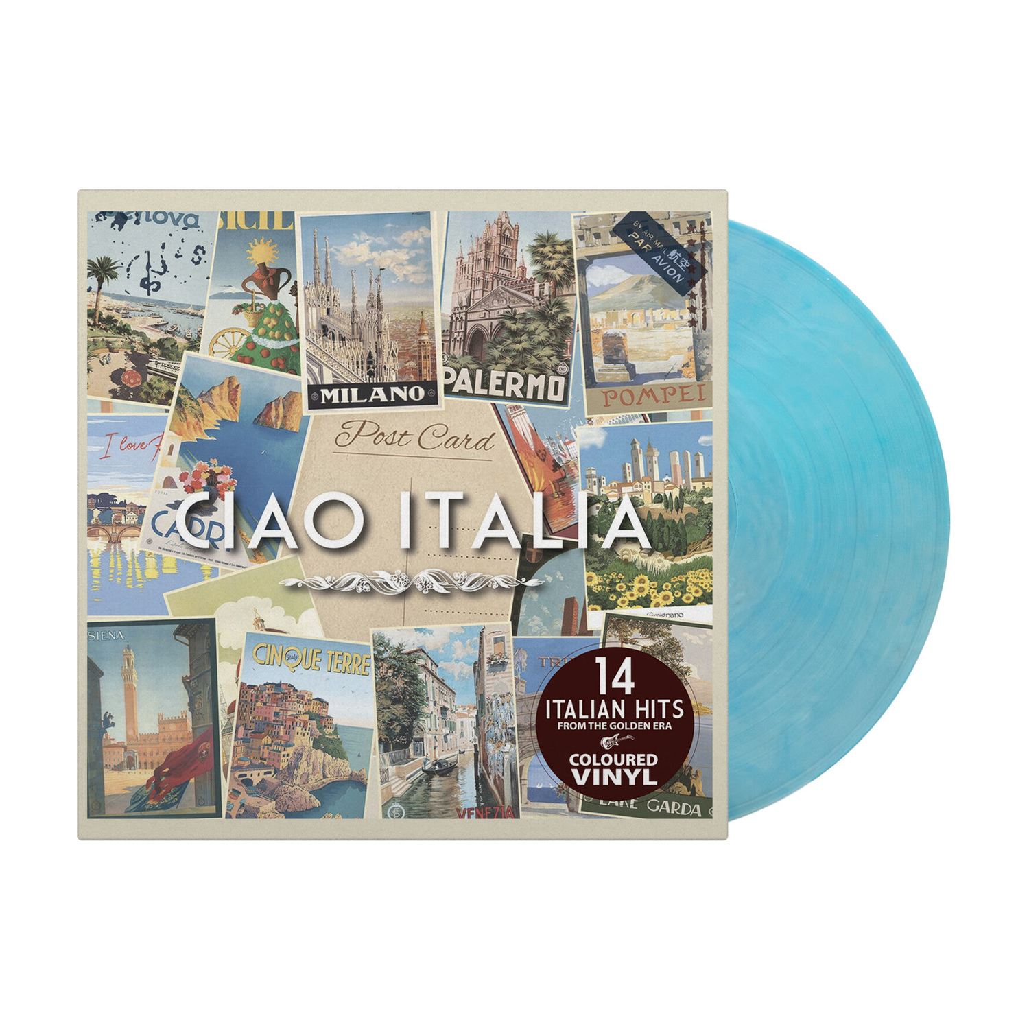 Various Artists - Ciao Italia / Various - Transparent Silver & Blue Vinyl (Clear Vinyl)