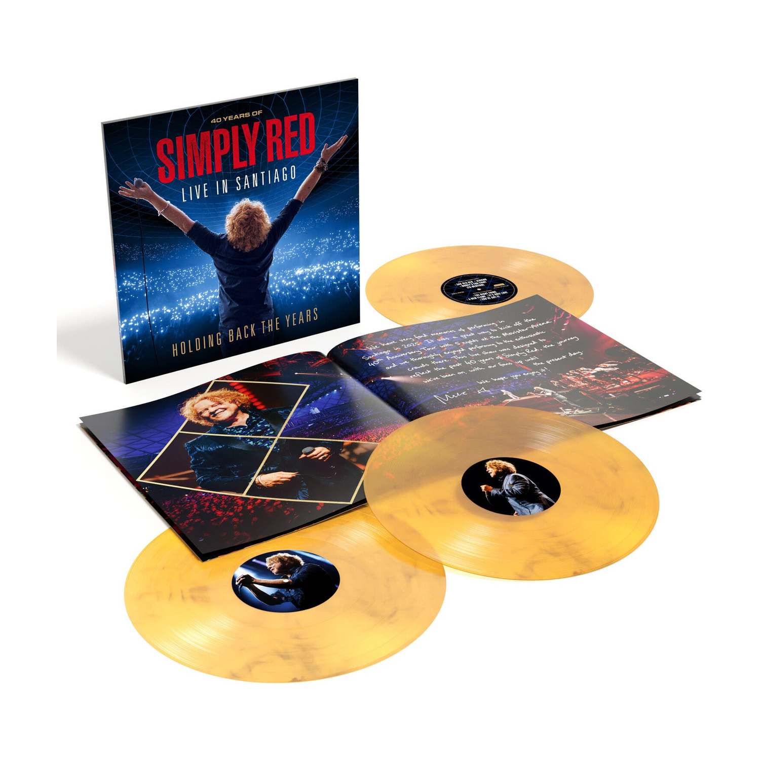 Simply Red - Holding Back the Years: Live in Santiago 3xLP (Limited Edition)