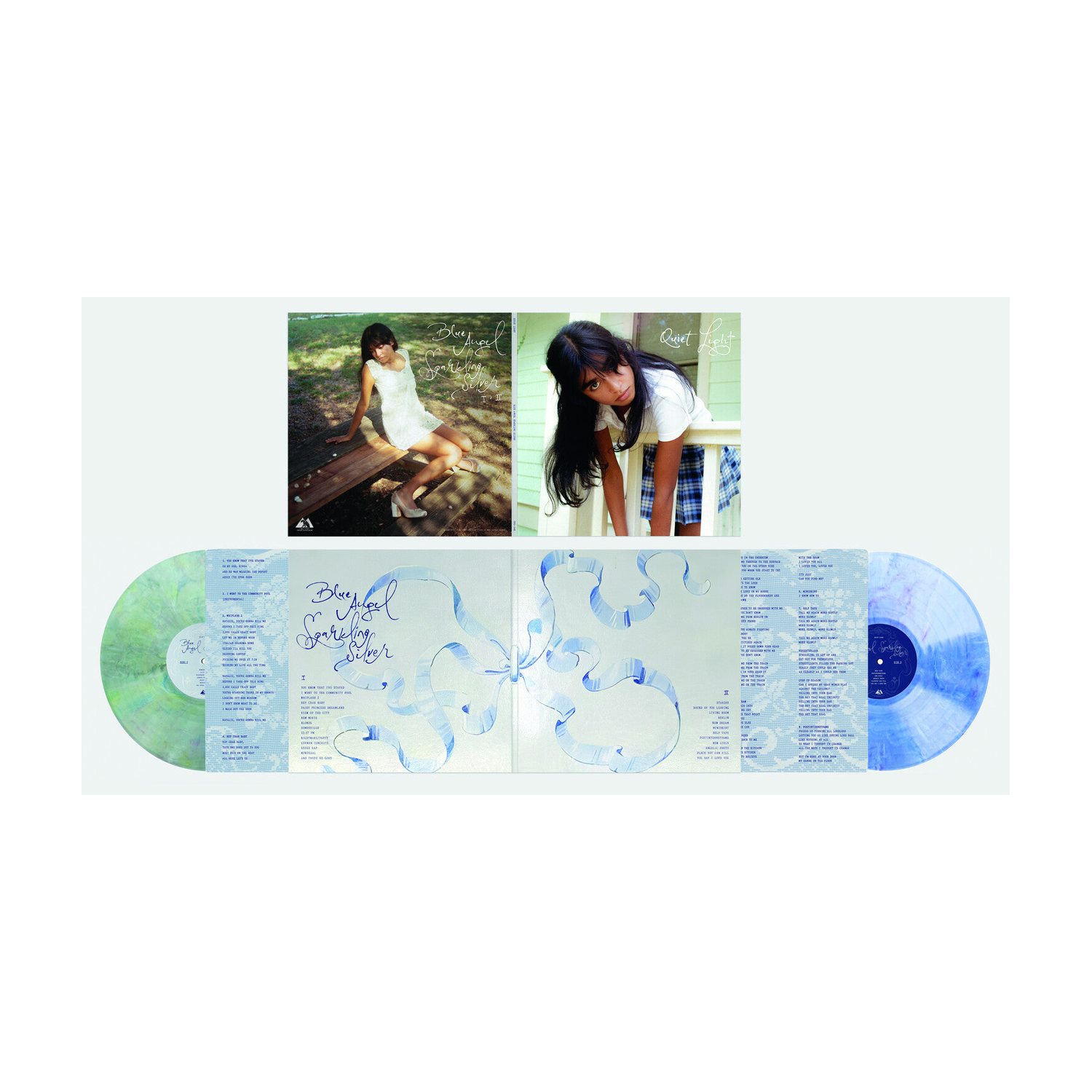 Quiet Light - Blue Angel Sparkling Silver 1+2 2xLP (Blue Vinyl)