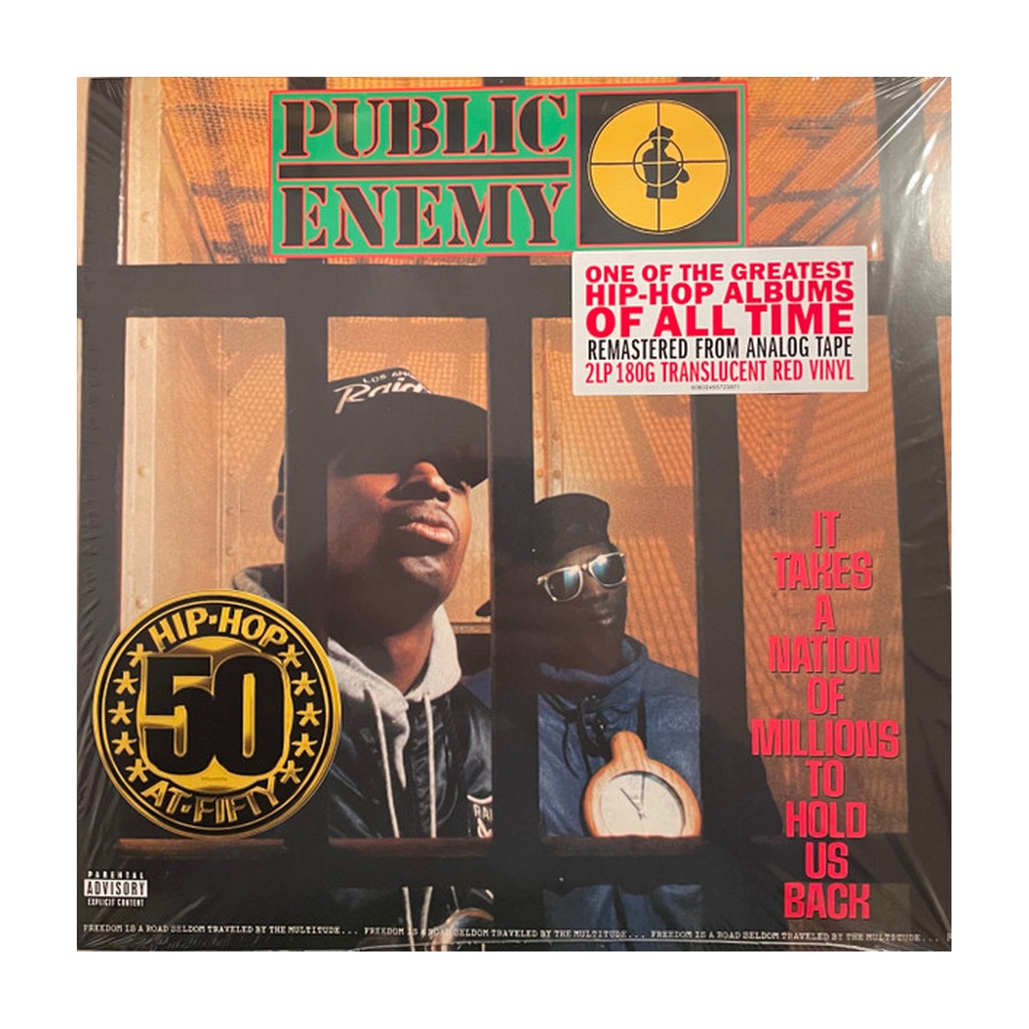Public Enemy - It Takes A Nation Of Millions To Hold Us Back 2xLP (Clear Ruby Red Vinyl)