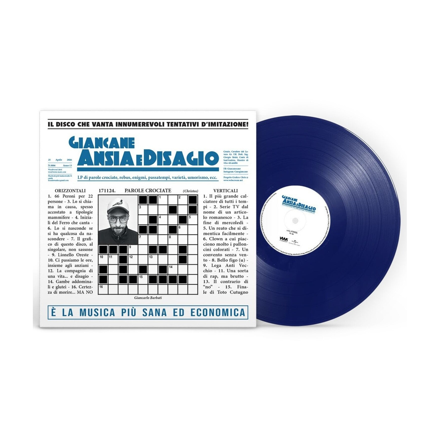 Giancane - Ansia E Disagio (Blue Vinyl)