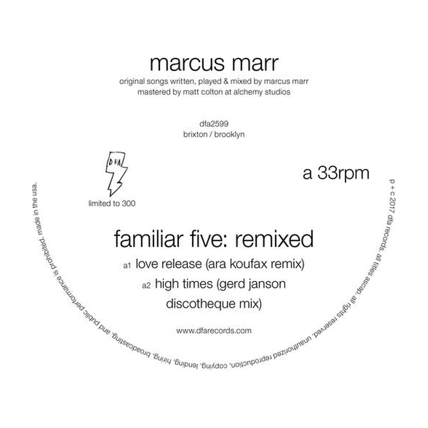 Marcus Marr - Familiar Five: Remixed