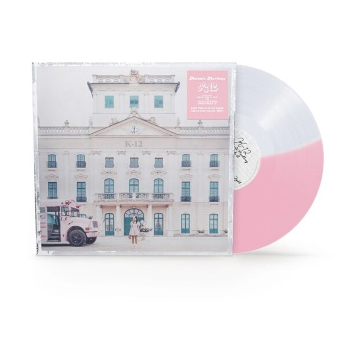 Melanie Martinez - K12 - Half Pink & Half Cloudy Clear Colored Vinyl (Pink Vinyl)