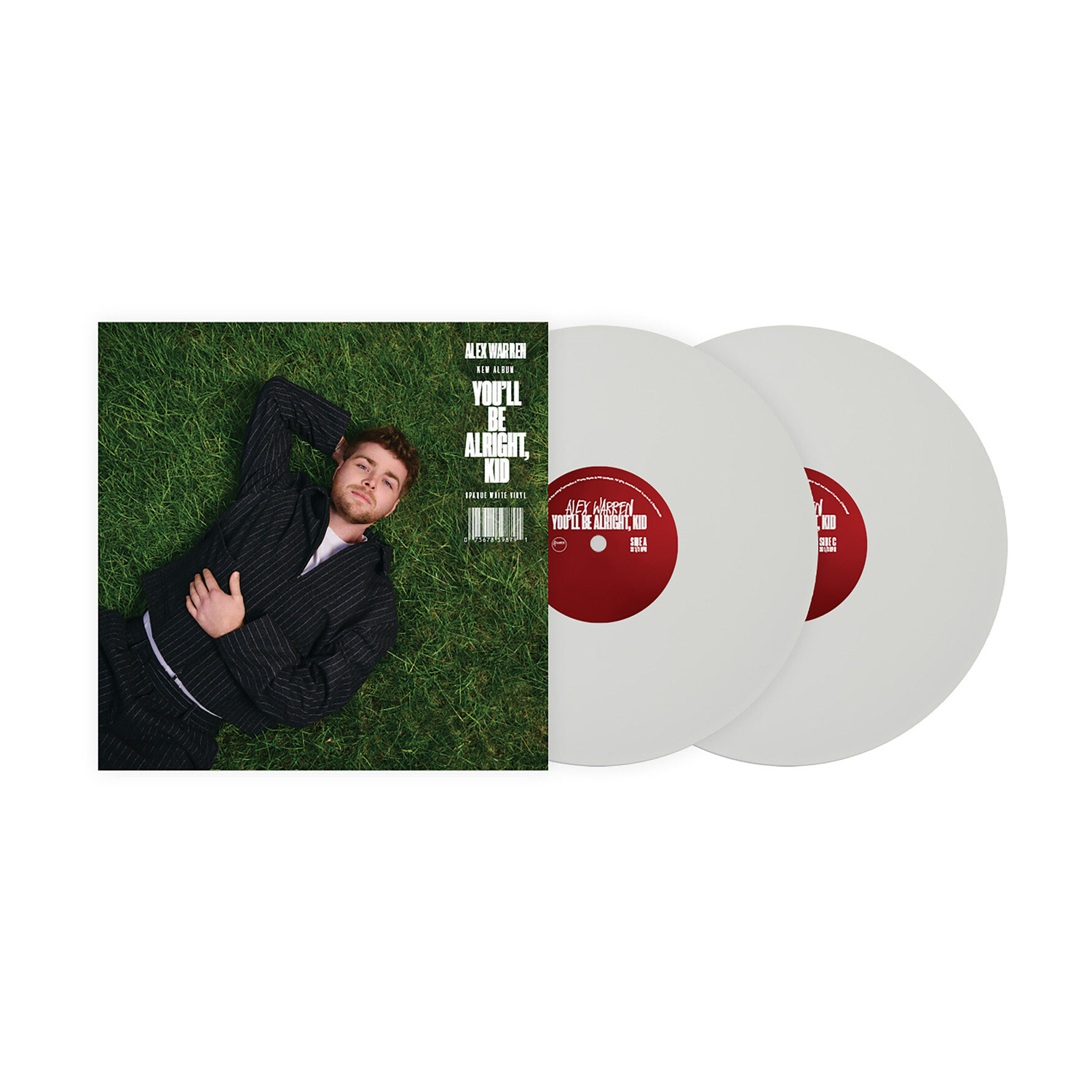 Alex Warren - You'll Be Alright Kid 2xLP (White Vinyl)