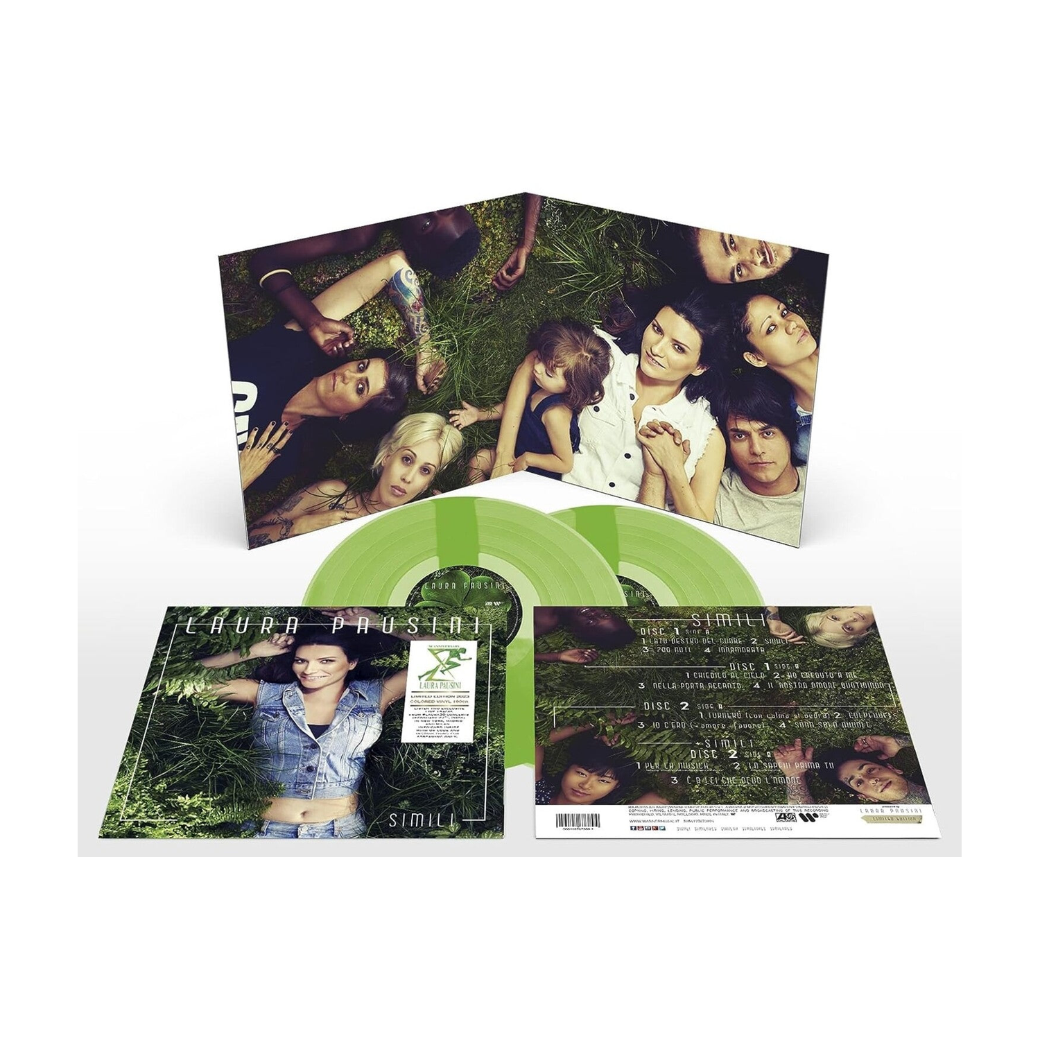 Laura Pausini - Simili - Ltd Numbered 180gm Transparent Green Vinyl 2xLP (Clear Vinyl)