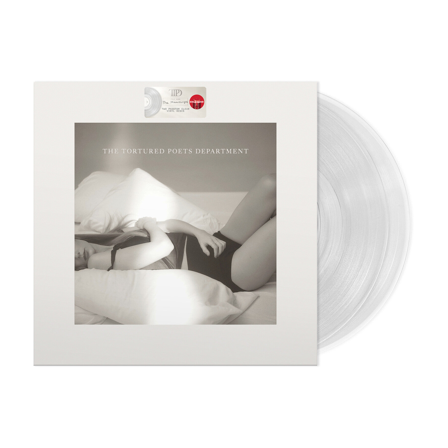 Taylor Swift - The Tortured Poets Department + Bonus Track “The Manuscript” (Clear Vinyl)