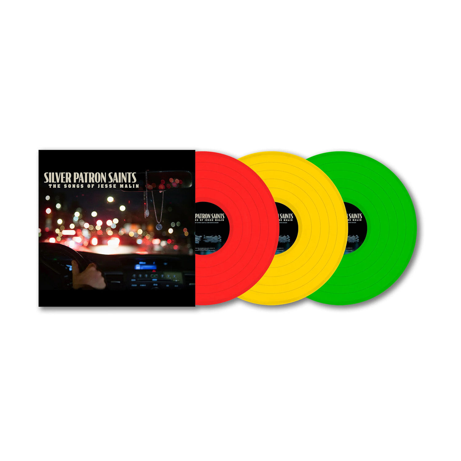 Jesse Malin - Silver Patron Saints 3xLP (Red Yellow Green Vinyl)