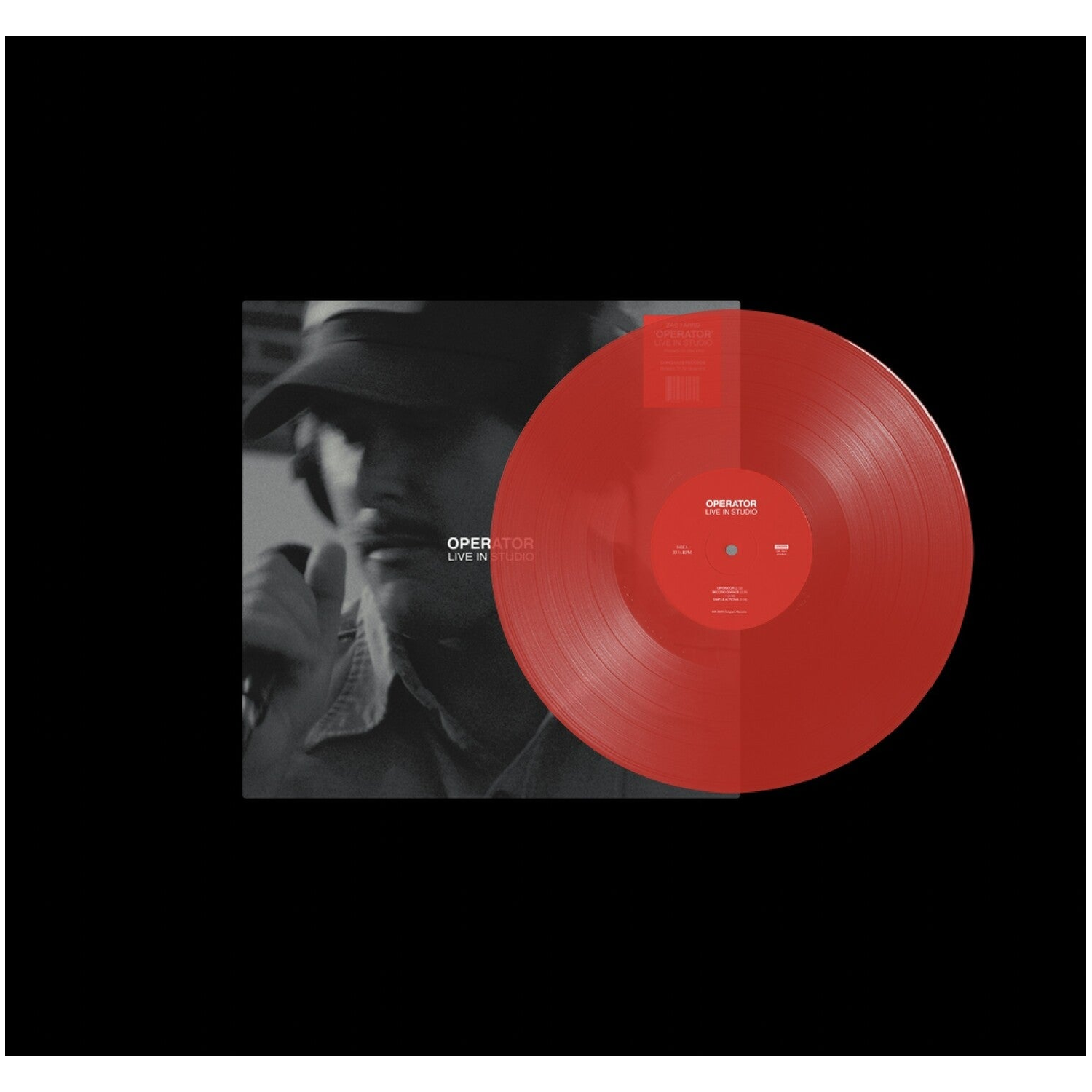 Zac Farro - Operator - Live in Studio (Red Vinyl)